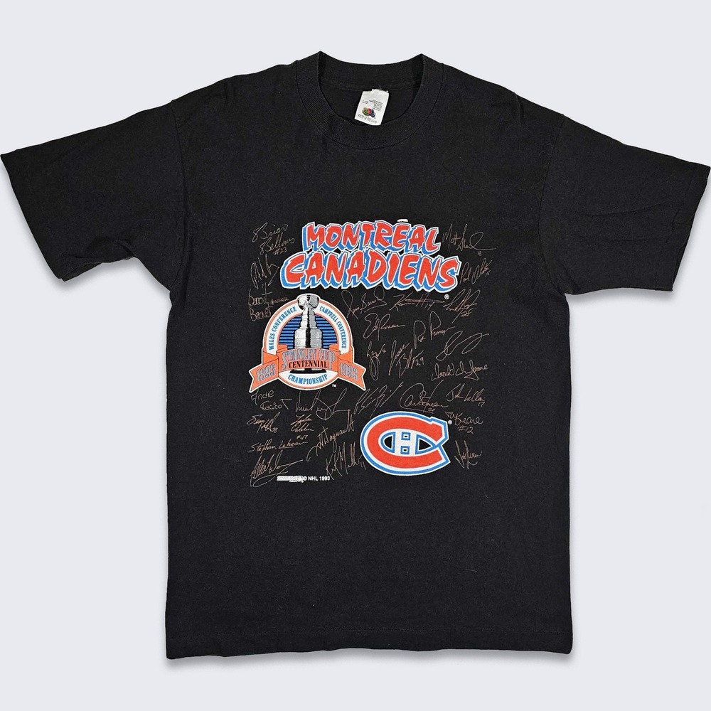 Montreal Canadiens Vintage 90s Stanley Cup Championship T-Shirt